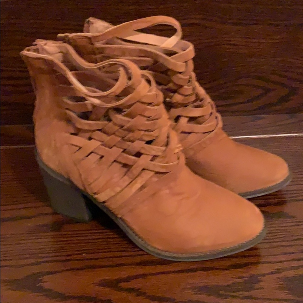 Free People Braided Ankle Boot
